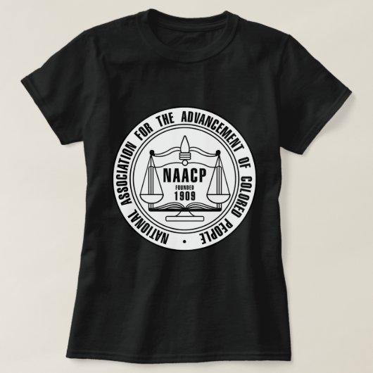 T-shirt logo naacp png transparent (Design devant)