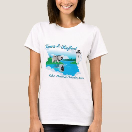 T-shirt Logo national de KCA pour les milieux blancs (Devant)