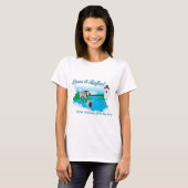 T-shirt Logo national de KCA pour les milieux blancs (Devant entier)