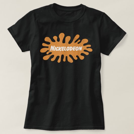 T-shirt Logo Nickelodeon Vintage 90's Splat (Design devant)