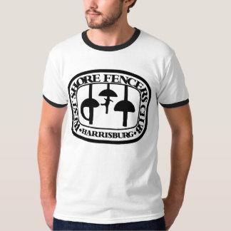 T-shirt Logo noir adulte de l'anneau T w/WSFC