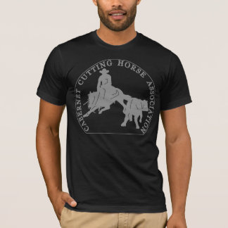 T-shirt Logo Noir américain Gris de Cabernet CHA de