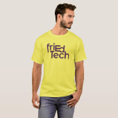 T-shirt Logo officiel de friEdTech en violet (Devant entier)