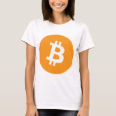 T-shirt Logo original Bitcoin (BTC) (Devant)