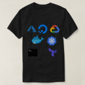 T-shirt Logo Pack 2 DevOps Sticker (Design devant)