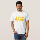 T-shirt Logo Parodie Stop Wars (Devant entier)