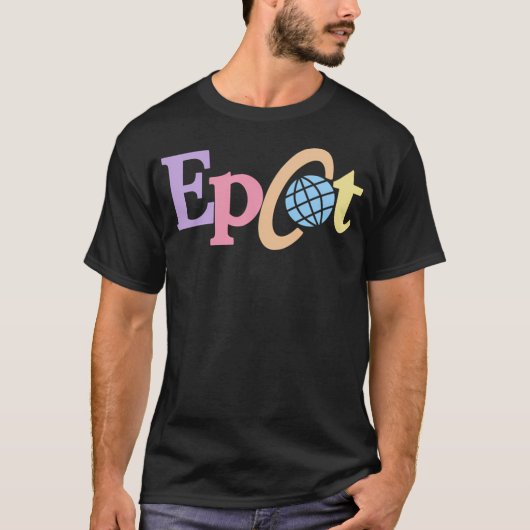 T-shirt Logo Pastel Old Epcot (Devant)