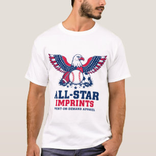 T-shirt Logo patriotique de l'aigle des Sports All-Star Vi