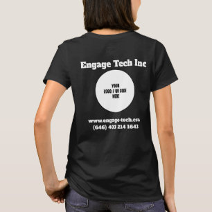 T-shirt Logo personnalisé Attire (conception avant et arri