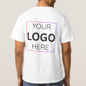 T-shirt Logo personnalisé avec le nom de l'employé | Perso (Dos)