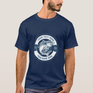 T-shirt Logo personnalisé pour la pêche au black bass