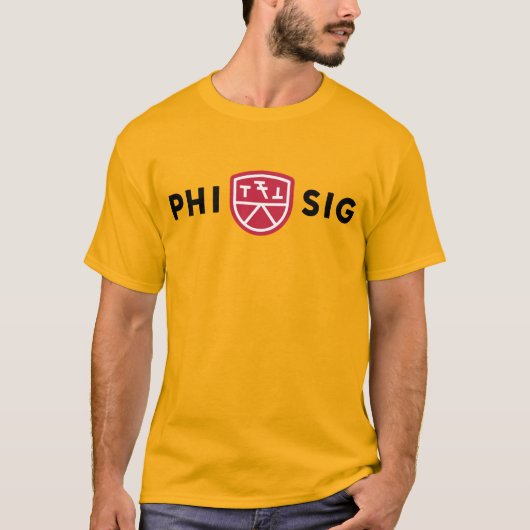 T-shirt Logo Phi Sigma Kappa (Devant)