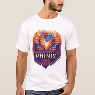 T-shirt Logo Phinix Phoenix élégant - Renaissance et crois