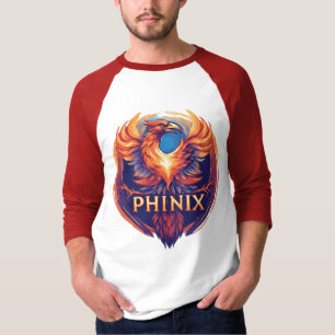 T-shirt Logo Phinix Phoenix élégant - Renaissance et crois