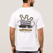 T-shirt Logo-Pièce en t 2008 de douane de PÉCHÉ (Dos)