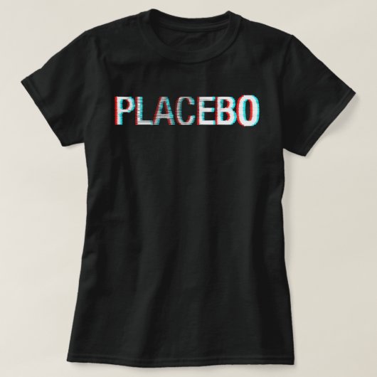 T-shirt Logo Placebo Glitch classique T shirt (Design devant)