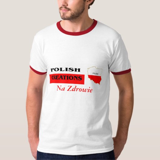 T-shirt Logo polonais 1, Na Zdrowie (Devant)