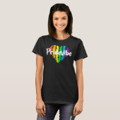 T-shirt Logo PrideVibe (Devant entier)
