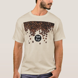 T-shirt Logo Professionnel de Café Beans