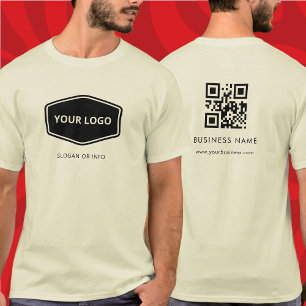 T-shirt Logo professionnel QR Qode personnalisé et promoti