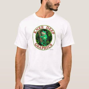 T-shirt Logo profond de graphiques de genou