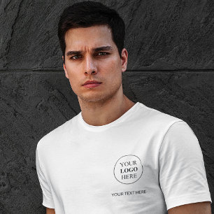 T-shirt Logo Promotionnel Personnalisé – Aucune Commande M