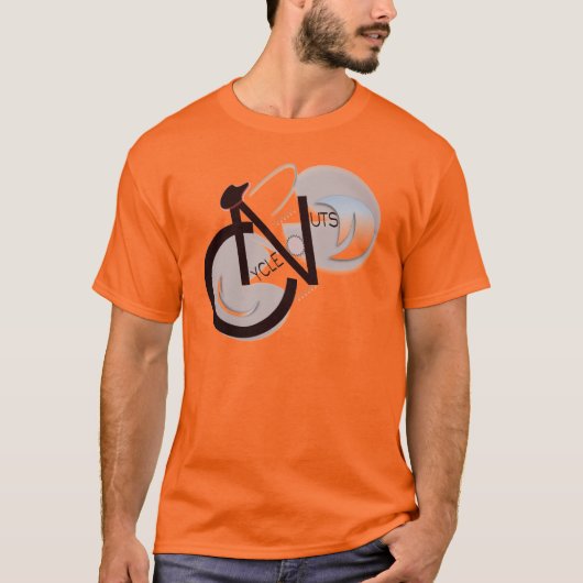 T-shirt Logo psychédélique T de CycleNuts (Devant)