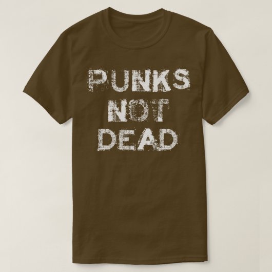 T-shirt Logo Punks not dead (Design devant)