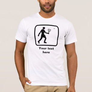 T-shirt Logo Racquetball — Personnalisable