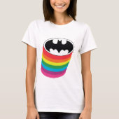 T-shirt Logo Rainbow de Batman (Devant)