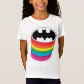 T-Shirt Logo Rainbow de Batman (Devant)