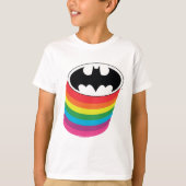 T-shirt Logo Rainbow de Batman (Devant)