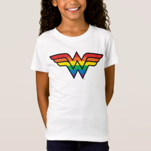 T-Shirt Logo Rainbow Wonder Woman