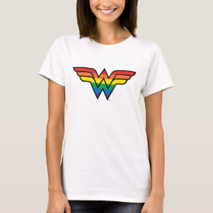 T-shirt Logo Rainbow Wonder Woman