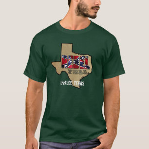 T-shirt Logo rebelle de hurlement, Uvalde, le Texas
