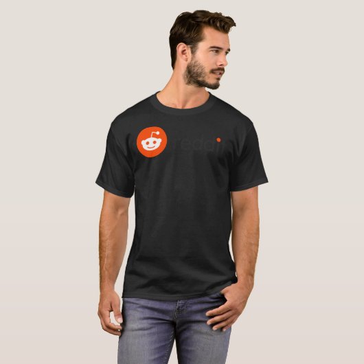 T-shirt ♥ Logo Reddit Horizontal   (Devant entier)