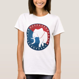 T-shirt Logo républicain d'éléphant