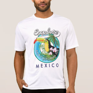 T-shirt Logo rétro de Basse-Californie du Sud Mexique