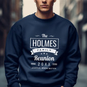 T-shirt Logo Retro Moderne Famille Reunion