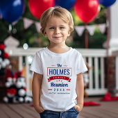 T-shirt Logo Retro Moderne Famille Reunion