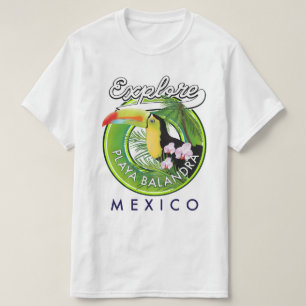T-shirt Logo rétro Playa Balandra Mexique