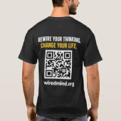 T-Shirt Logo Rewired Mind — Confiance & Mentalité (Dos)