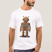T-shirt Logo Robot Rétro (Devant)