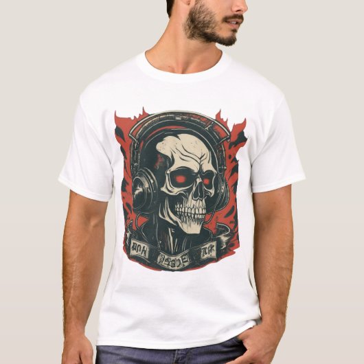 T-shirt logo rock and roll band (Devant)