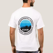 T-shirt Logo rond classique ESRM (Dos)