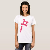 T-shirt logo rose (Devant entier)