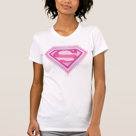 T-shirt Logo rose de Supergirl (Devant)