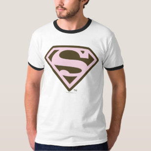 T-shirt Logo rose et Brown de Supergirl
