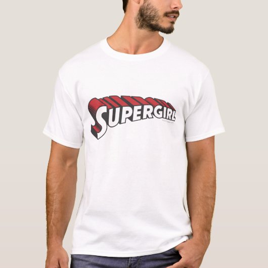 T-shirt Logo rouge et blanc de Supergirl (Devant)