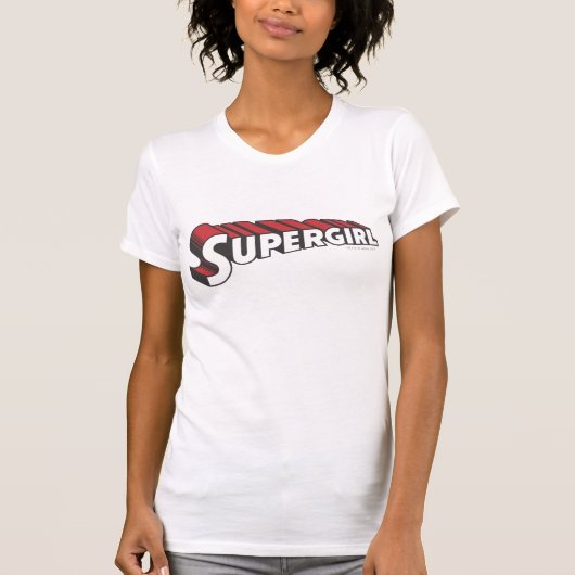 T-shirt Logo rouge et blanc de Supergirl (Devant)
